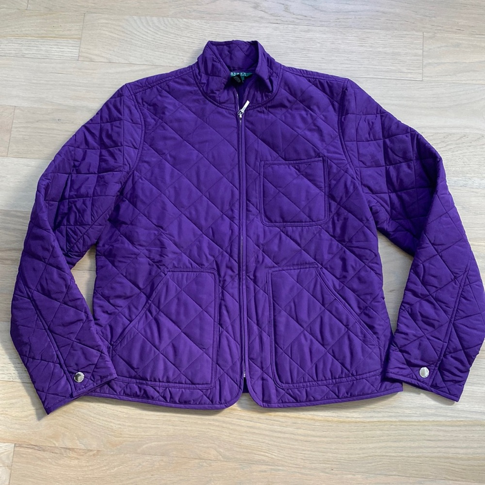 Ralph Lauren Purple Quilted Jacket - NWOT